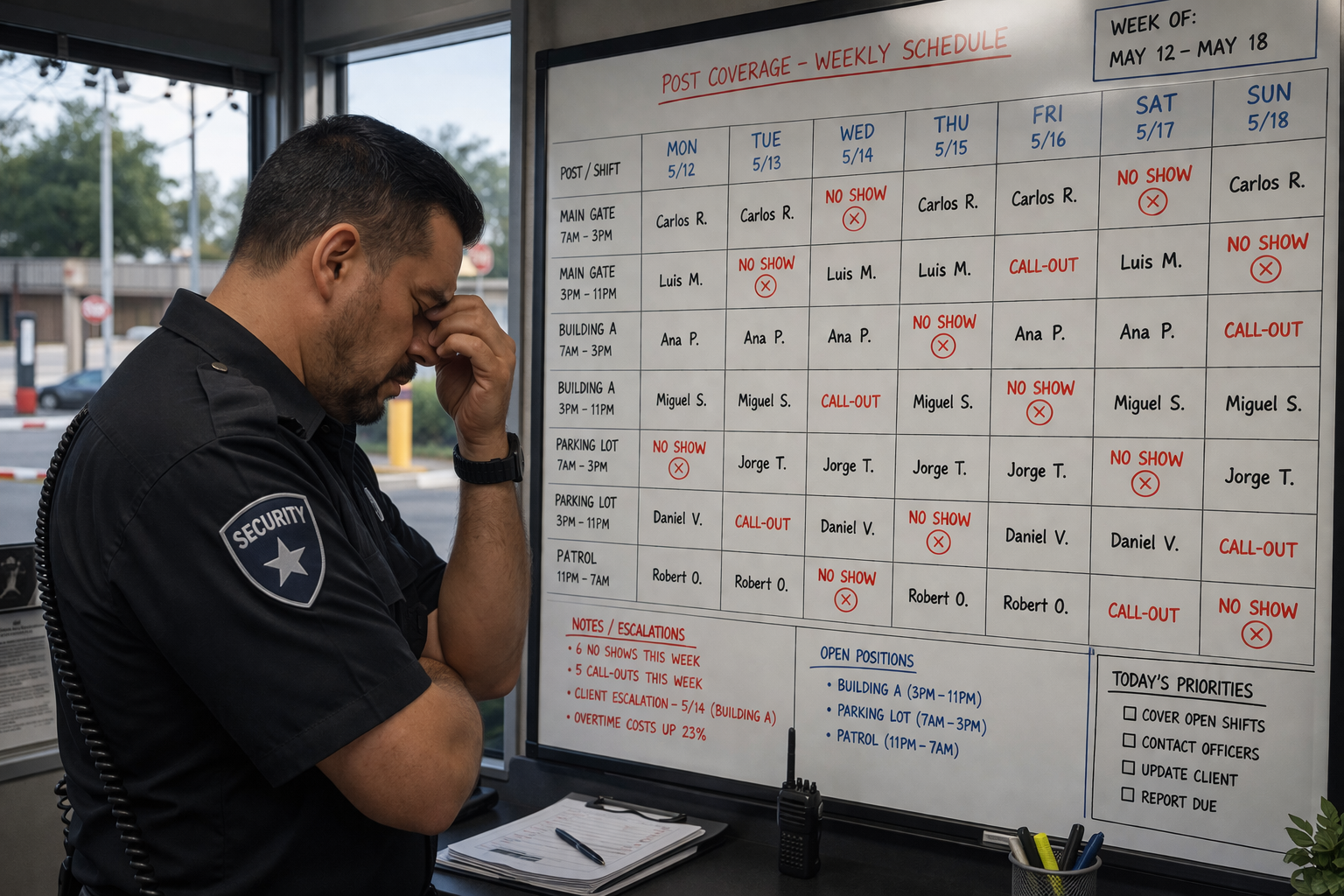 Por qué los guardias se van en los primeros 60 días (y cómo detenerlo)