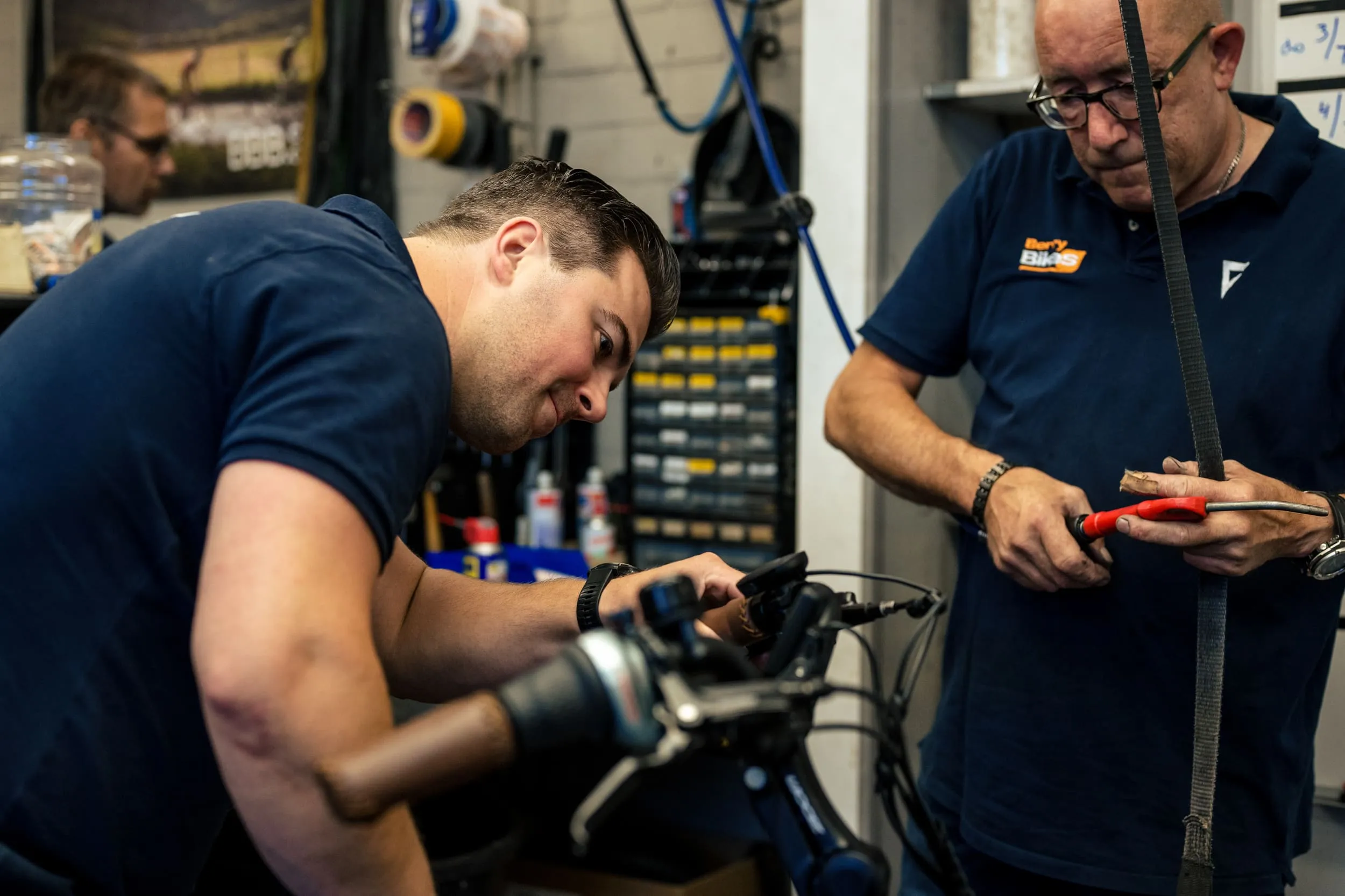 Reparatie bij fietsenwinkel Berry Bikes in Valkenswaard