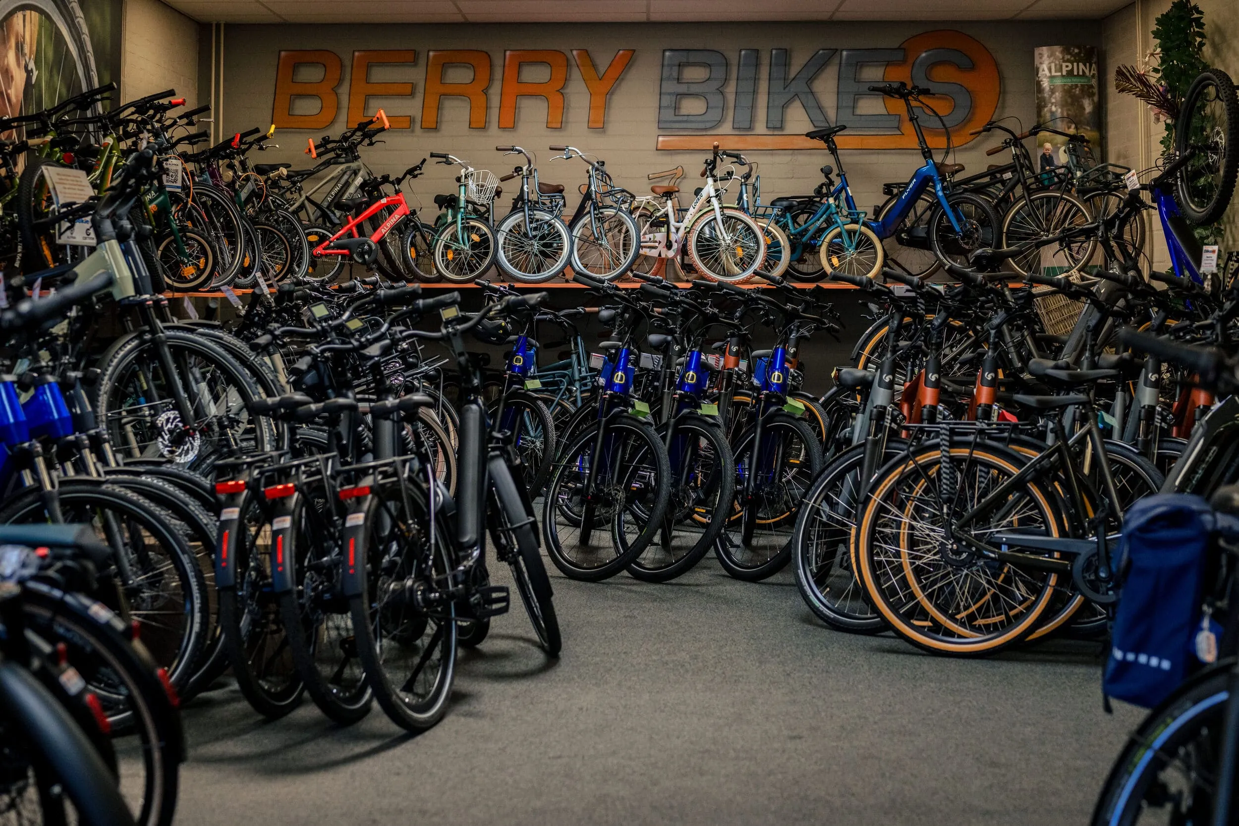 Overzicht van de fietsenwinkel Berry Bikes in Valkenswaard