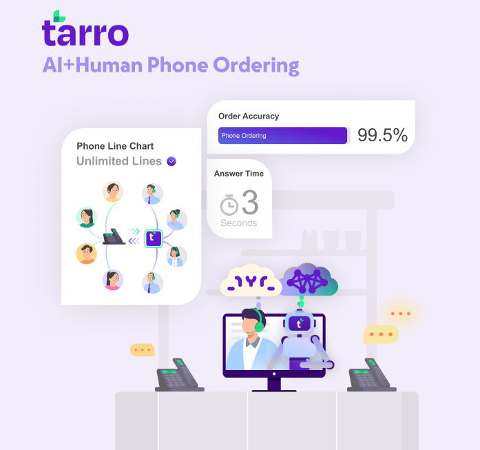 Tarro Phone Ordering