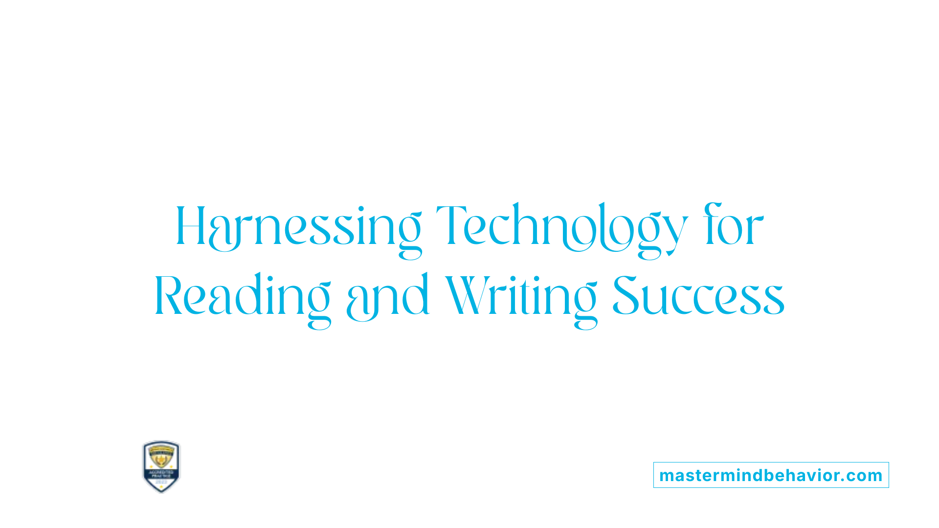 Harnessing Technology for Reading and Writing Success