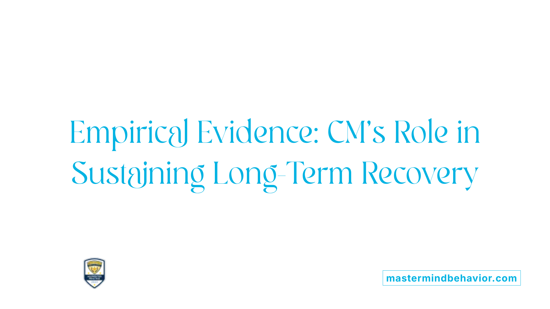 Empirical Evidence: CM's Role in Sustaining Long-Term Recovery
