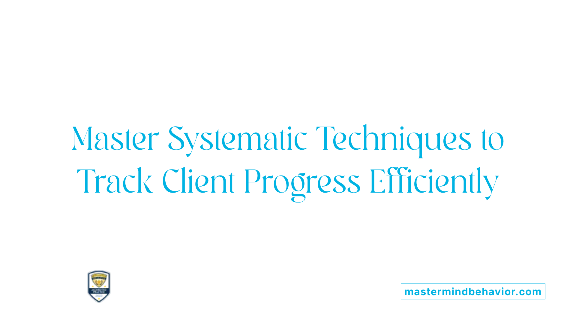 Master Systematic Techniques to Track Client Progress Efficiently