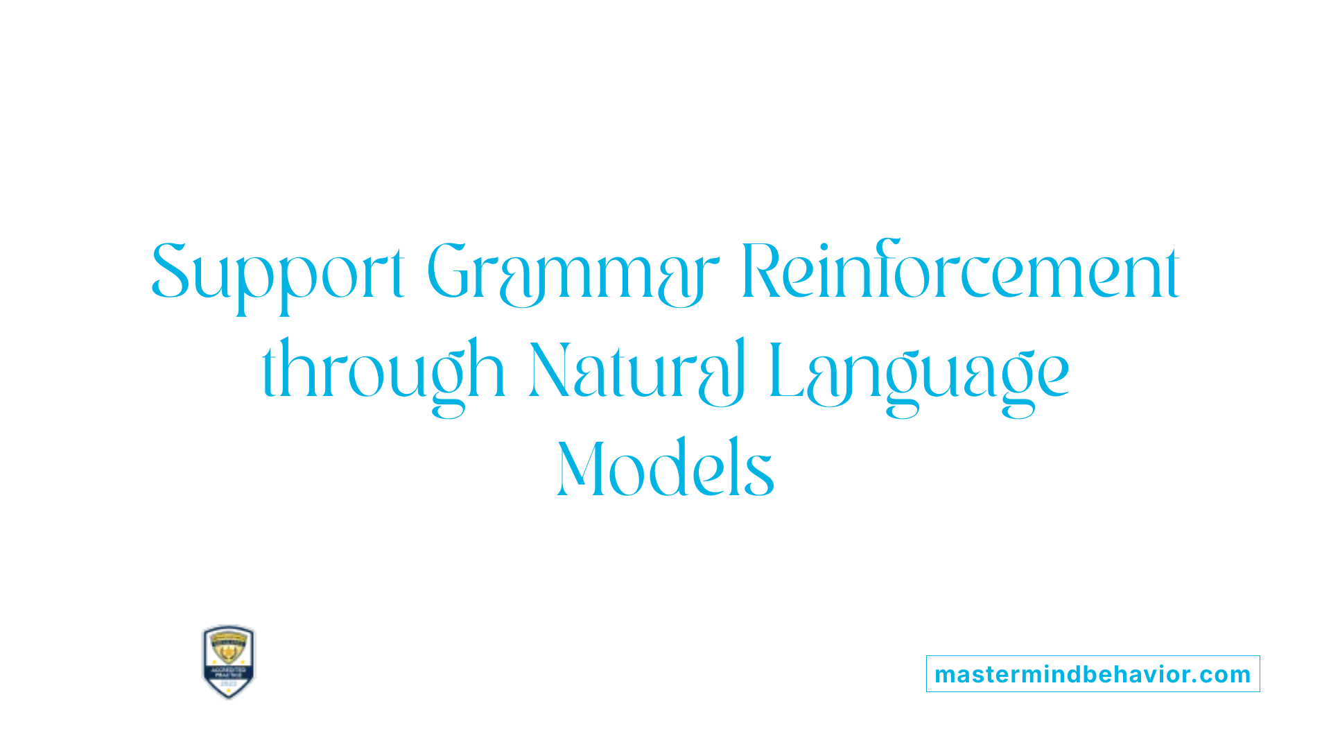 Support Grammar Reinforcement through Natural Language Models