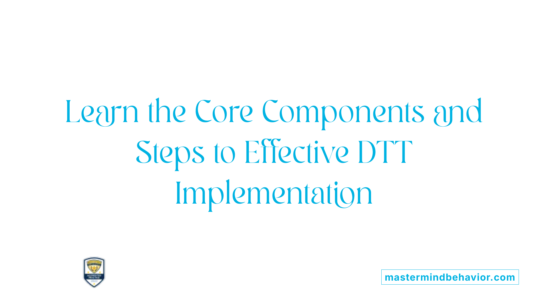 Learn the Core Components and Steps to Effective DTT Implementation