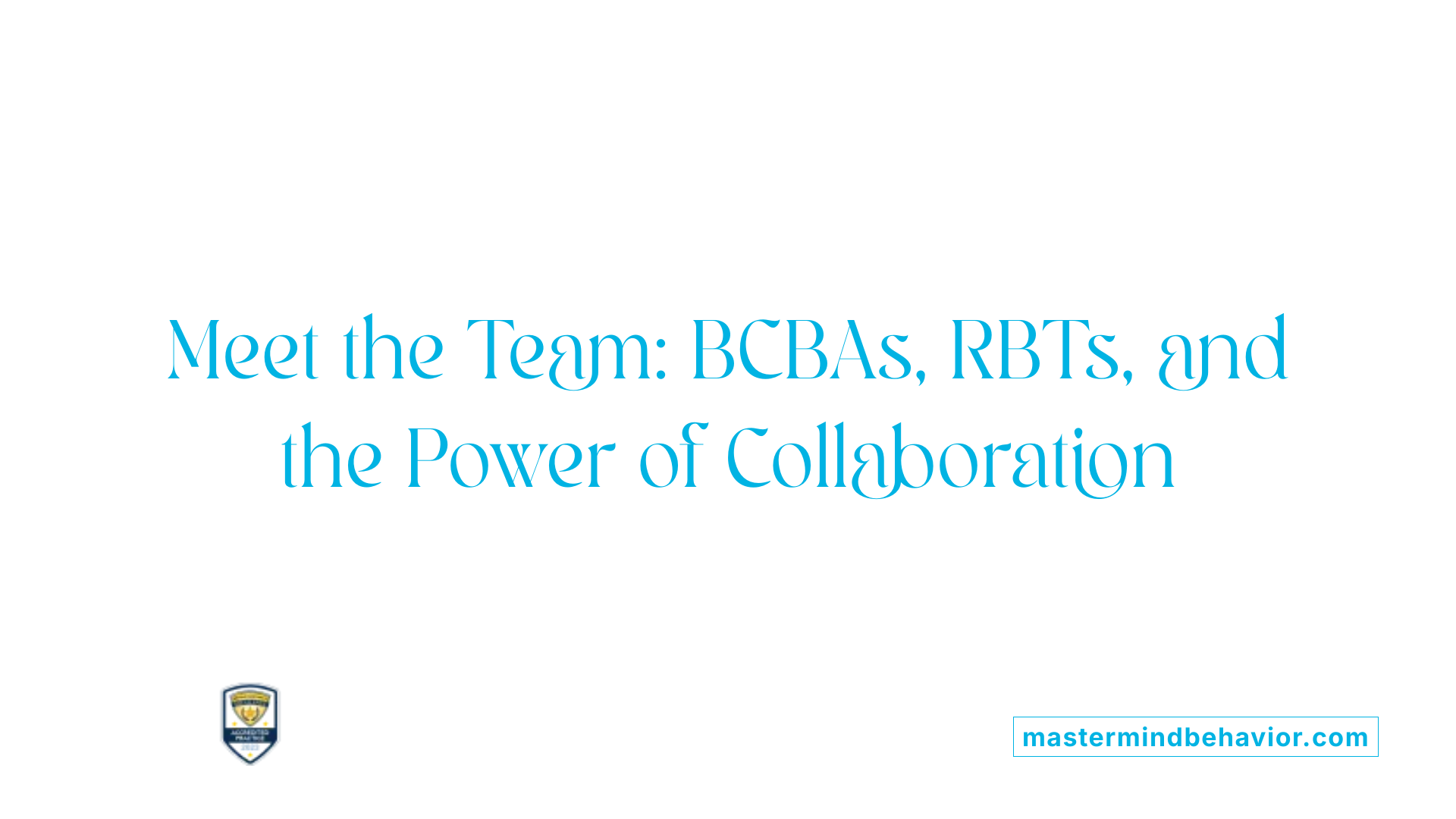 Meet the Team: BCBAs, RBTs, and the Power of Collaboration