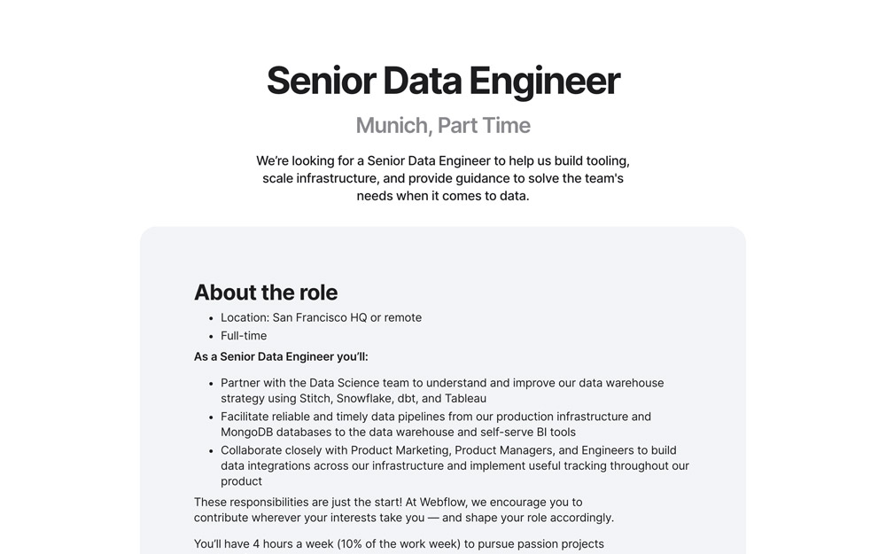 Career Single