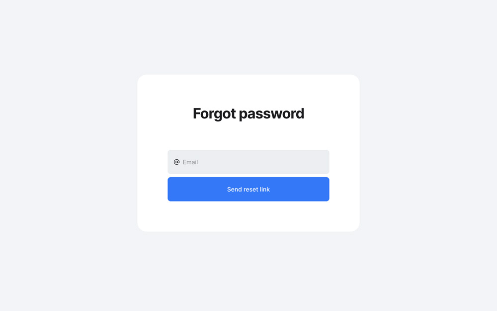 Forgot Password