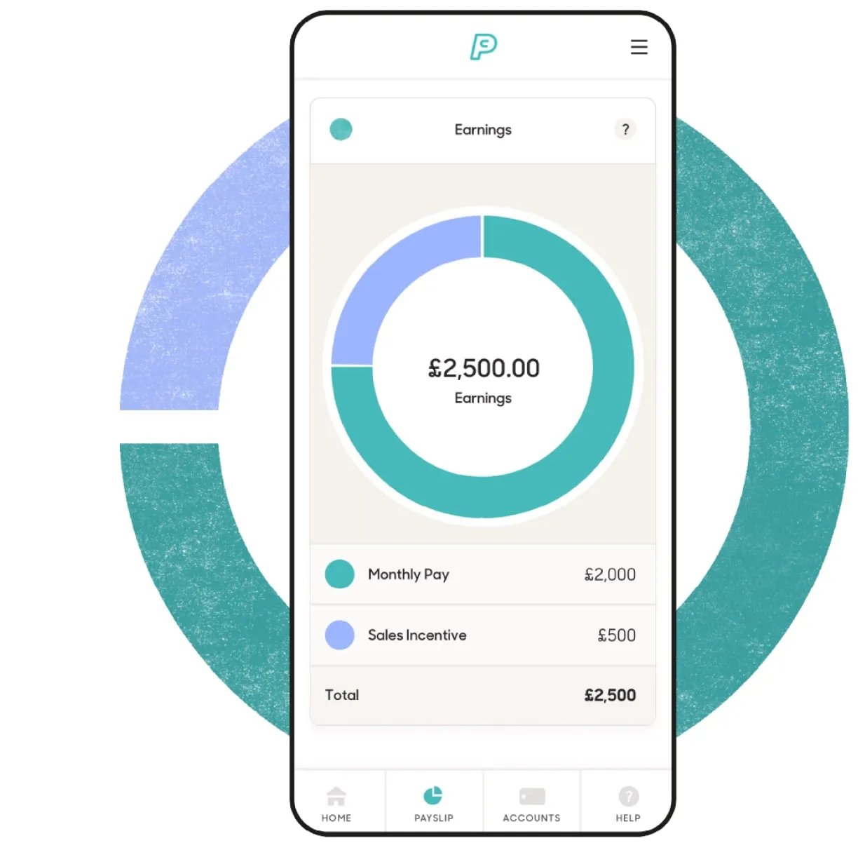 interactive payslip graphic
