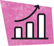 Illustration showing an increase in productivity.
