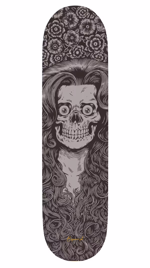 Old skull lady
