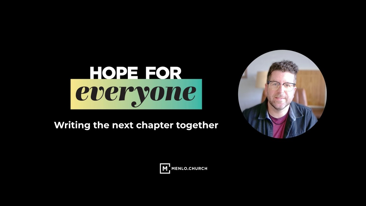 Black background with Hope for Everyone Text and Picture of Phil