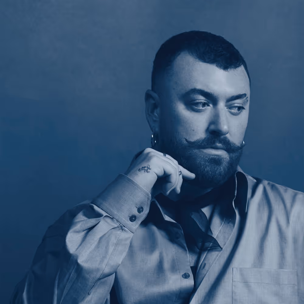 Photo of Sam Smith, image source Apple Music
