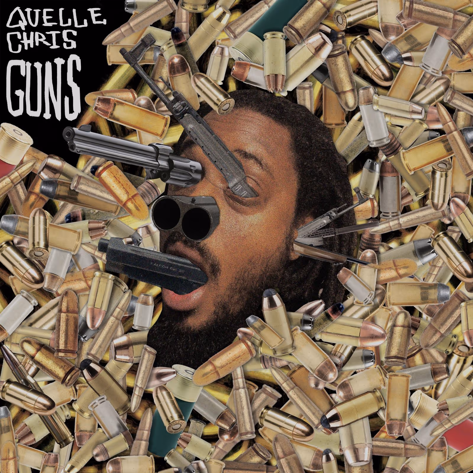 Guns album cover artwork by Quelle Chris