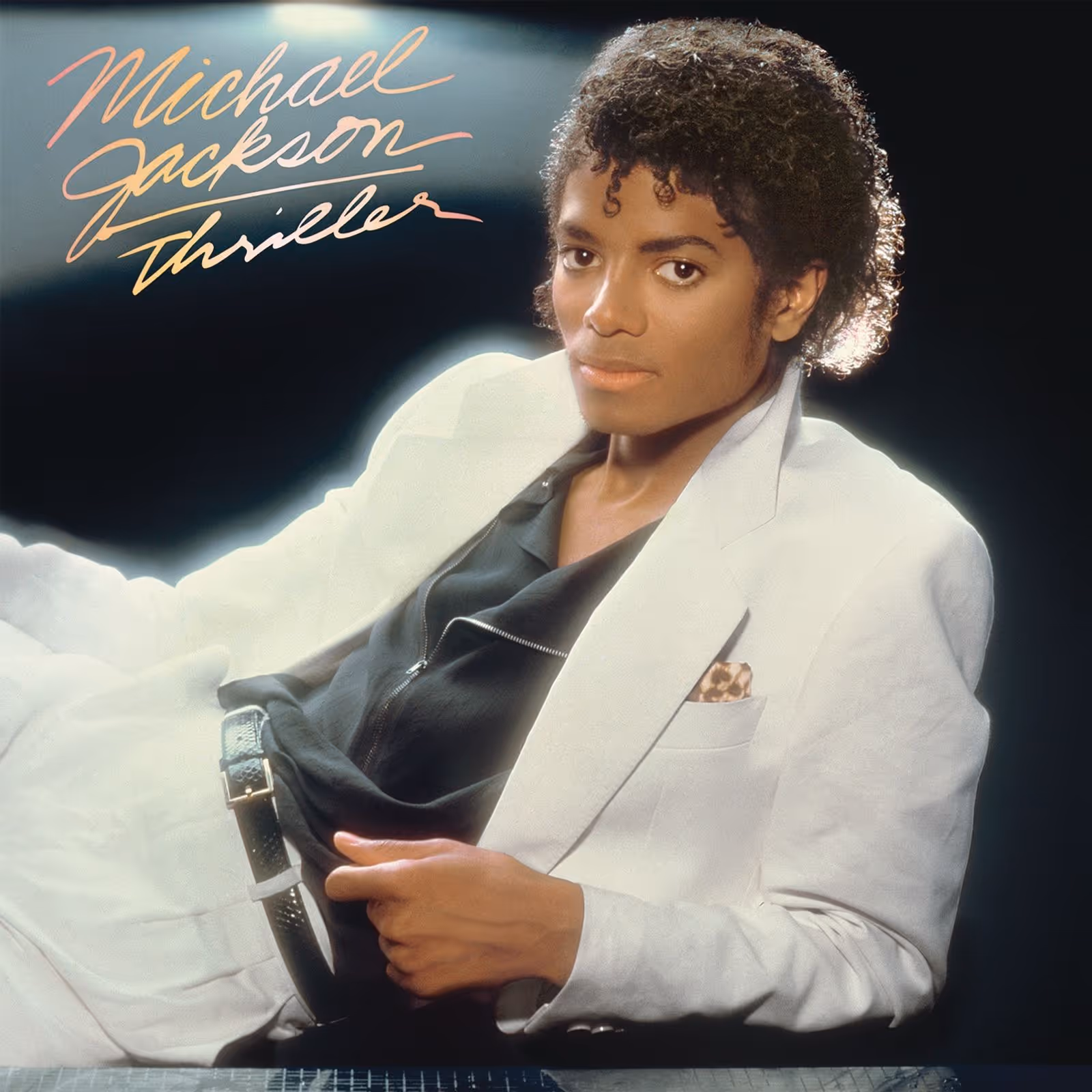 Thriller album cover artwork by Michael Jackson