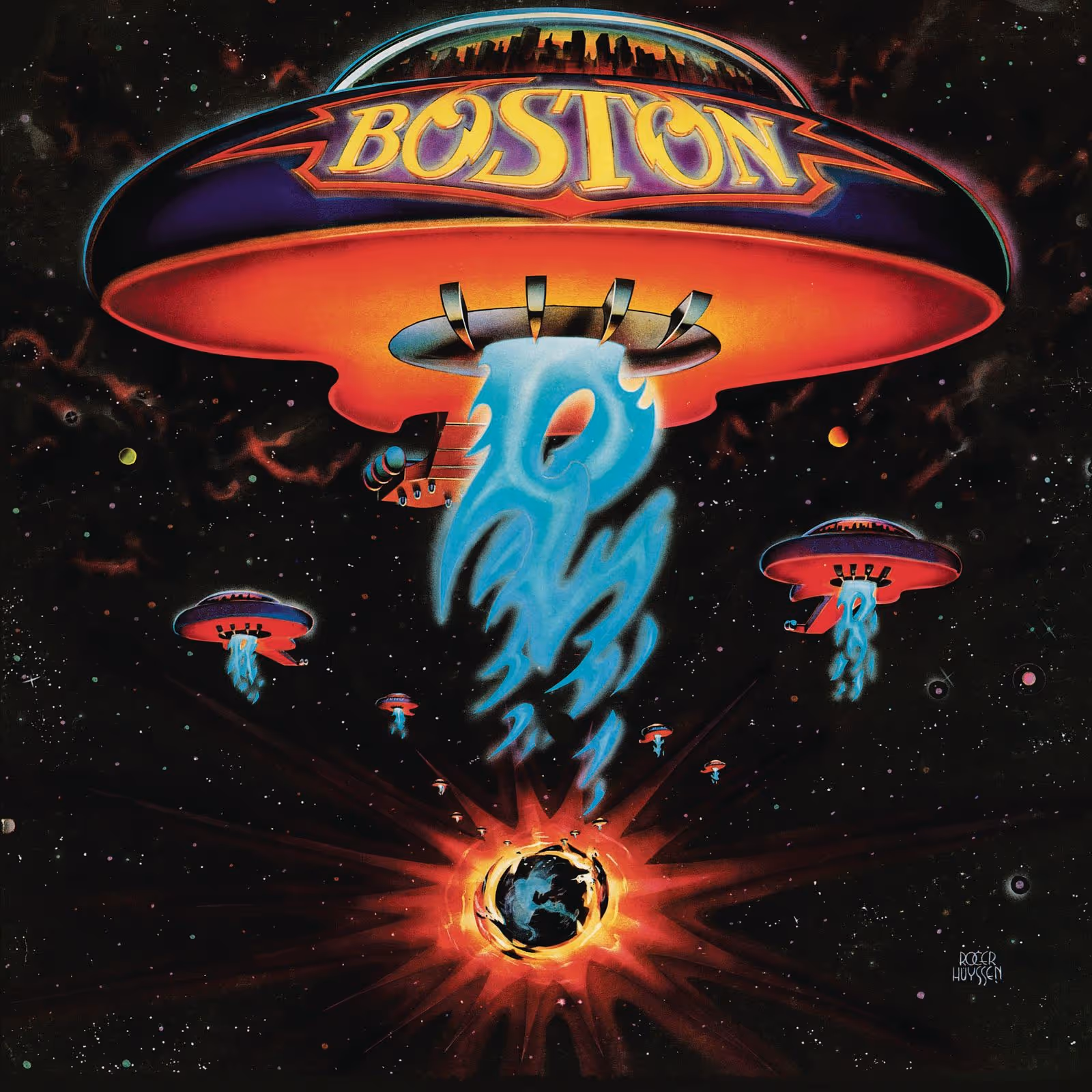Boston album cover artwork by Boston