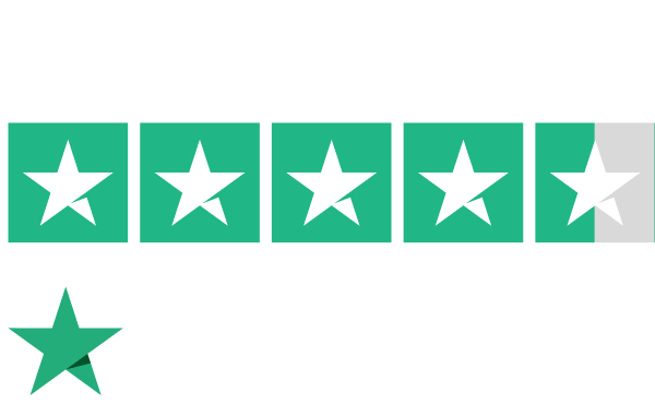 Text showing '7K+ reviews' and a Trustpilot rating with the Trustpilot logo beneath.