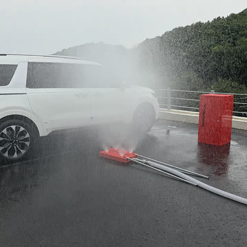 더키퍼, 전기차 화재 증가에 맞춘 '건물 비치용 이동식 하부관창' 선봬