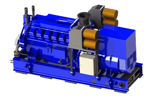 Mitsubishi MGS-EU 1600 without radiator industrial generator set