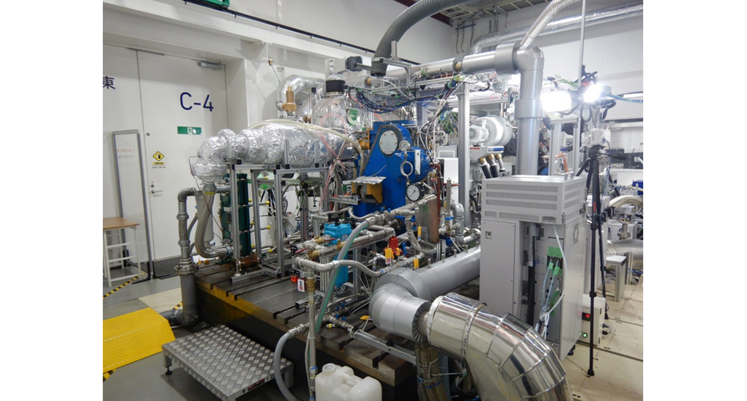 MHIET conducts combustion test for hydrogen engine with pure hydrogen