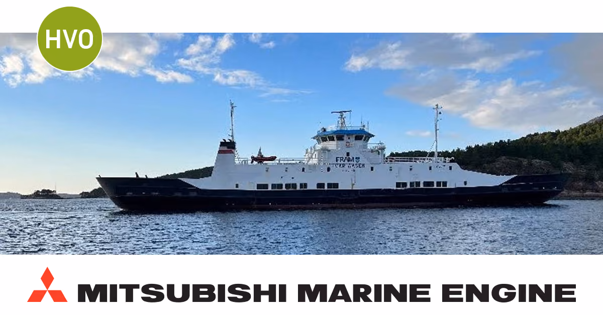 Mitsubishi Turbocharger and Engine Europe B.V. (MTEE) accepts the use of HVO for its marine diesel engines* in the European market