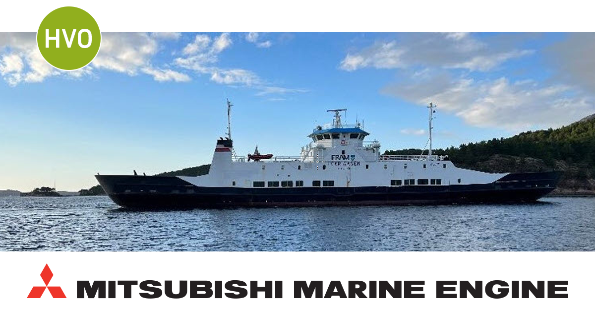 Mitsubishi Turbocharger and Engine Europe B.V. (MTEE) accepts the use of HVO for its marine diesel engines* in the Europ
