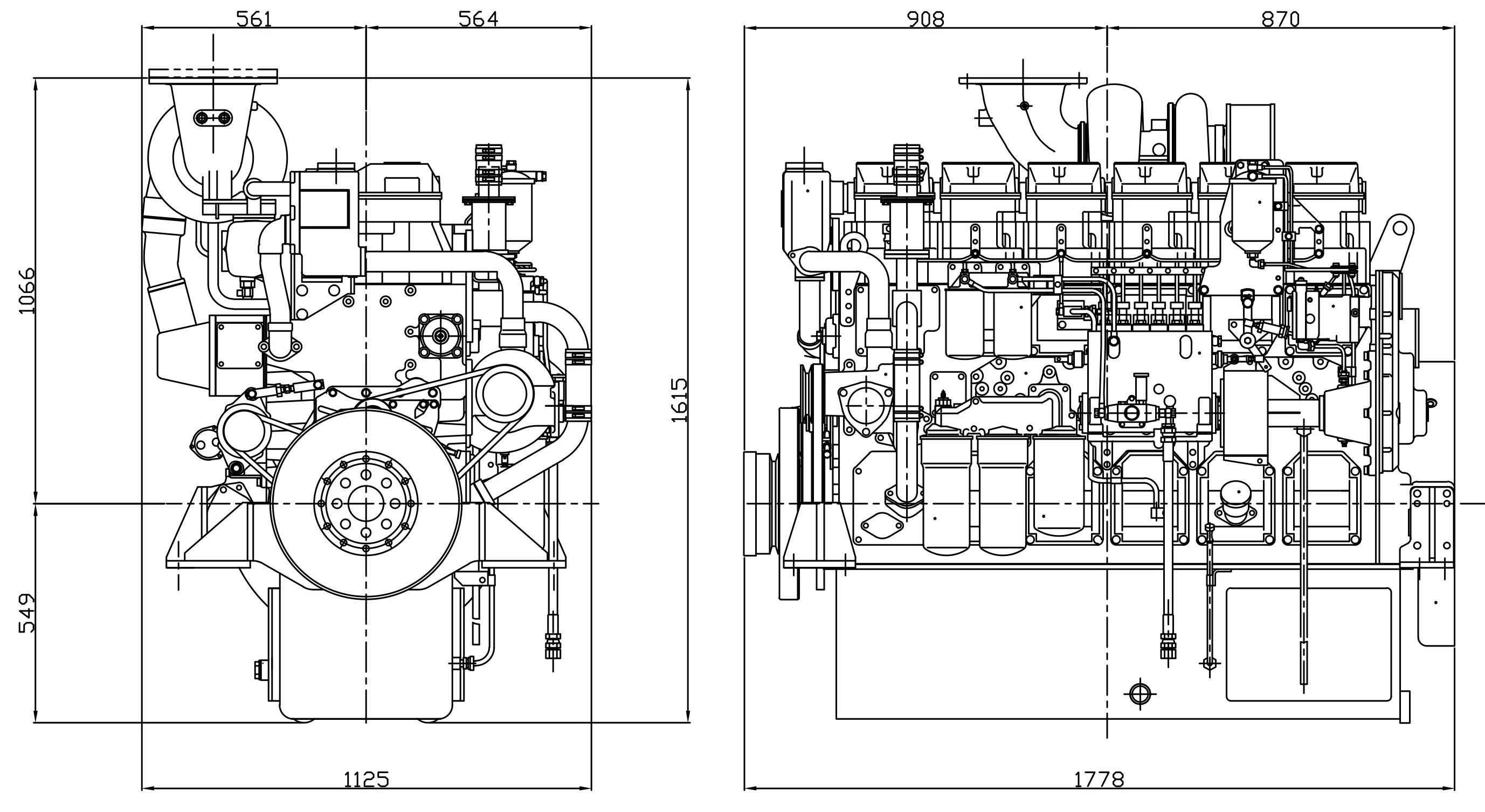 Mitsubishi Marine Engine S6R-MPTA