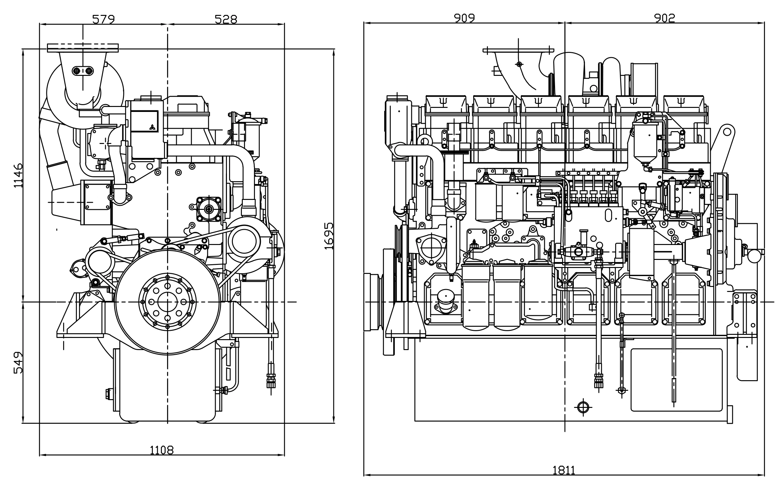Mitsubishi Marine Engine S6R2-MPTA