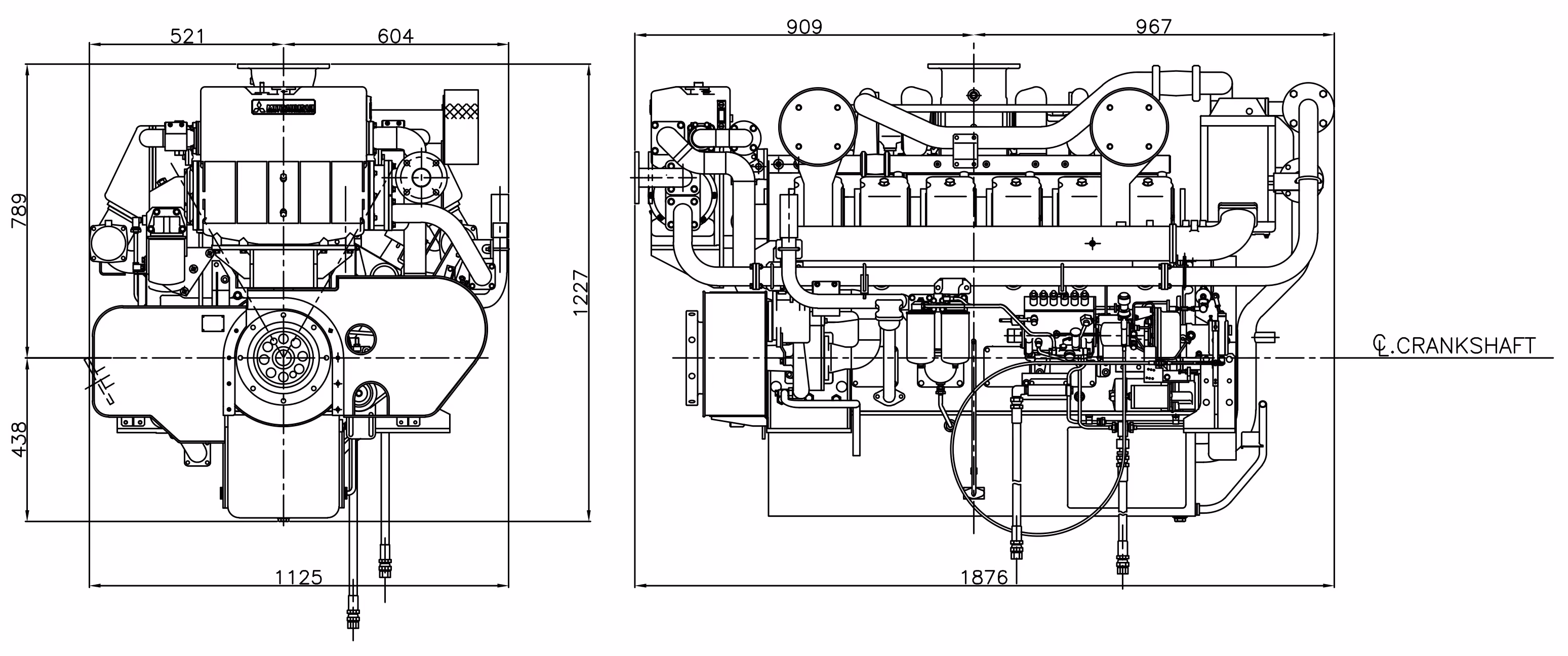 Mitsubishi Marine Engine S12A2-T2MPTK (Package)