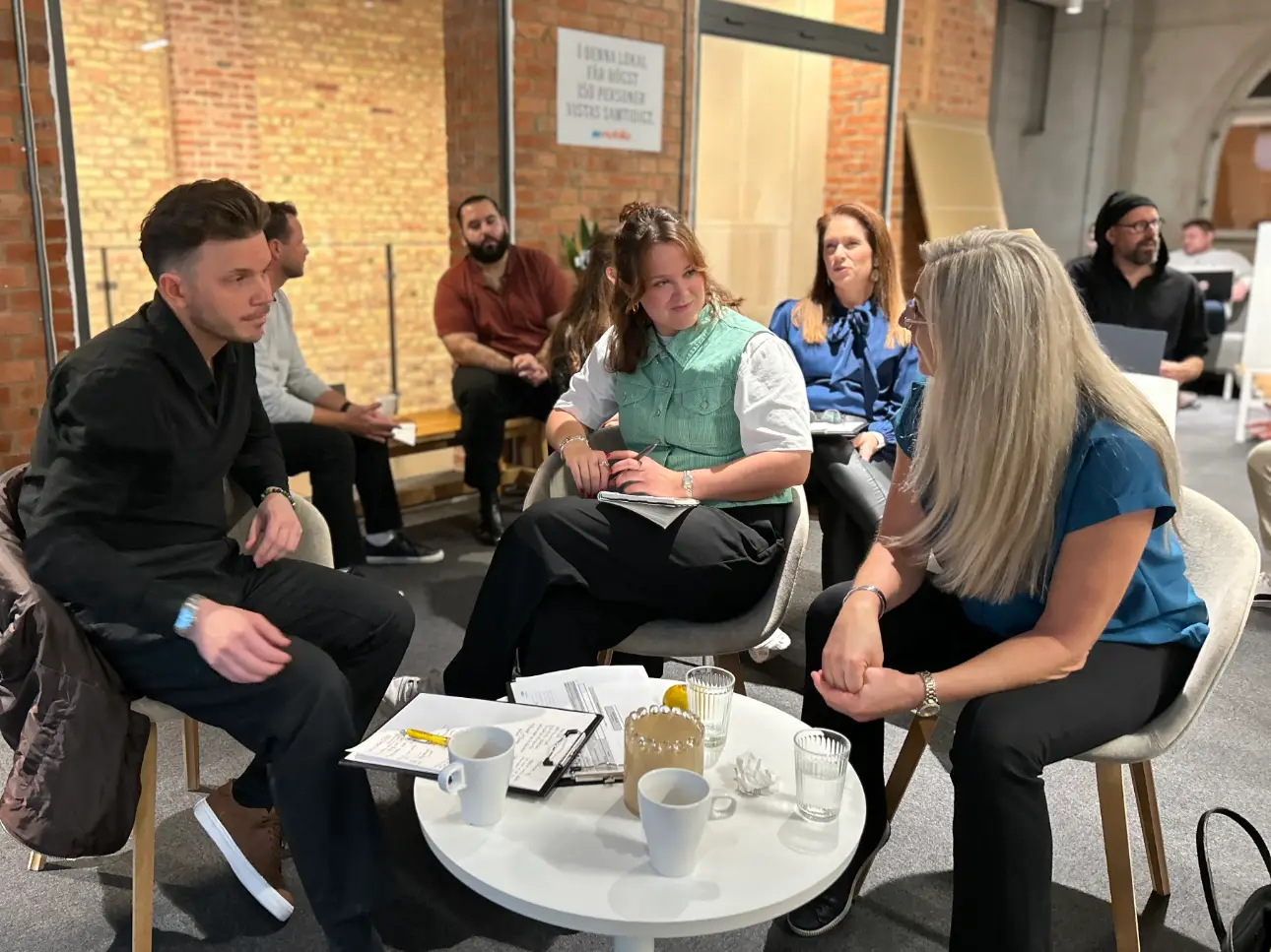Deltagare på en kurs i Malmö Business LAB