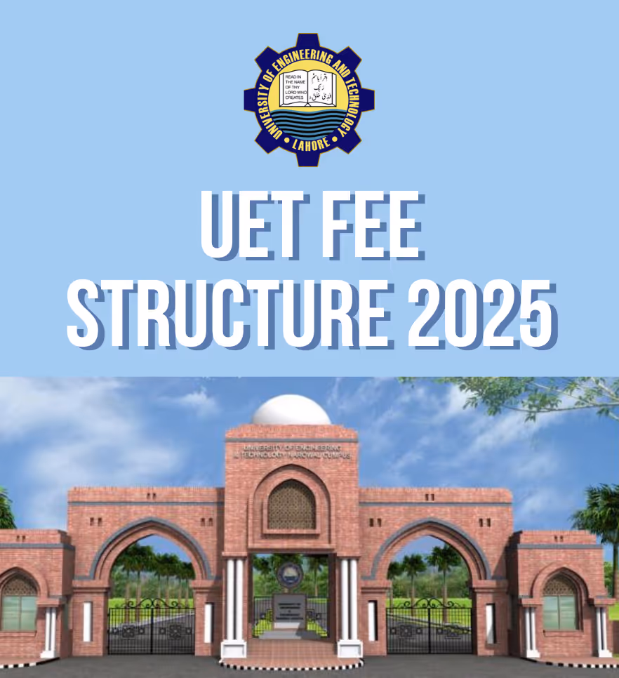 UET Fee Structure 2025 – Undergraduate Programs at UET Lahore, UET Taxila & UET Peshawar