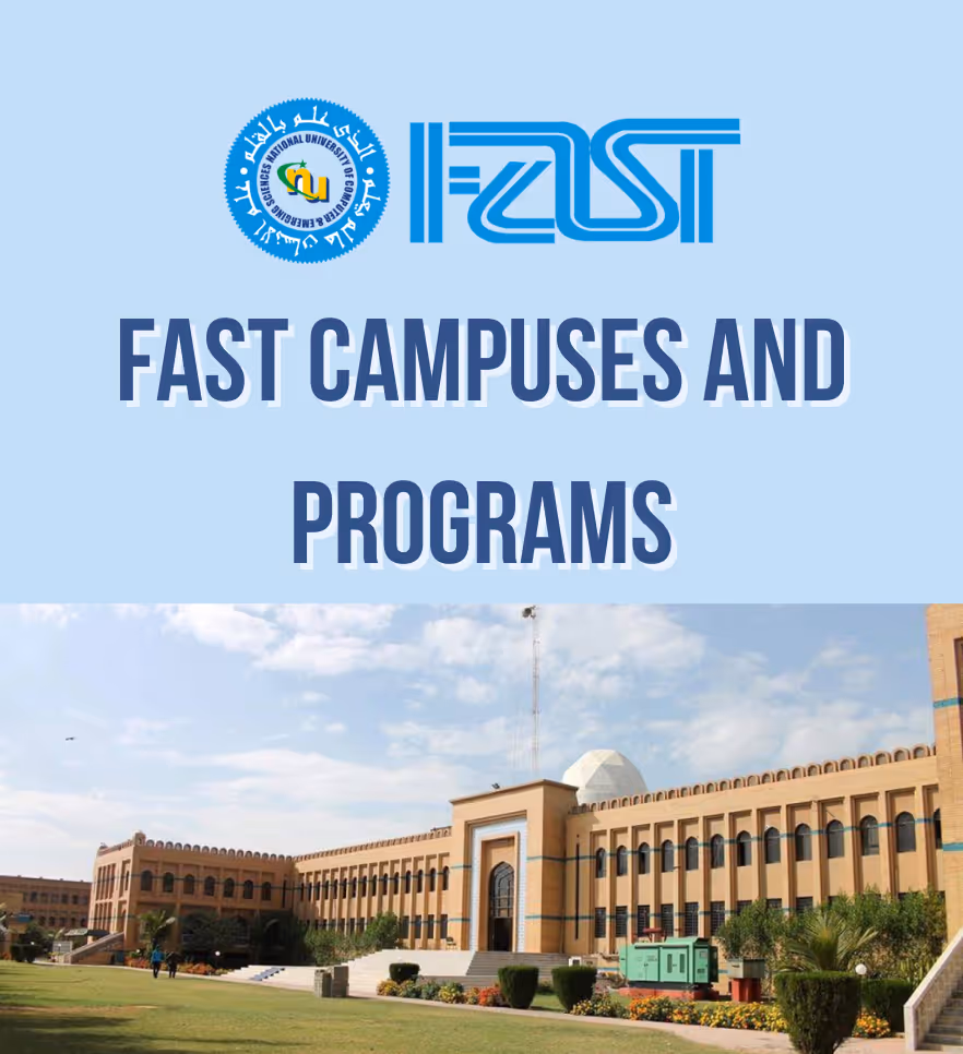 FAST University Programs & Campuses | List of Undergraduate Degrees