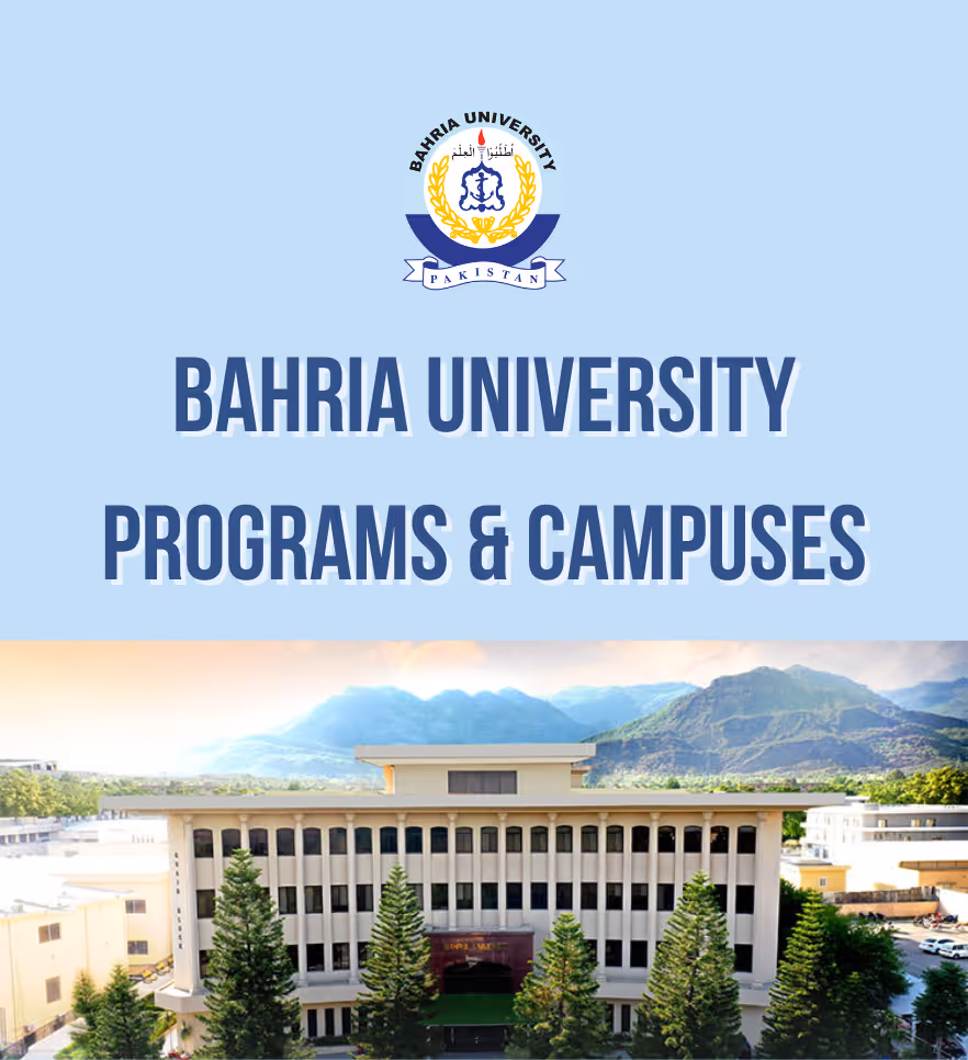 Bahria University Programs & Campuses 2025