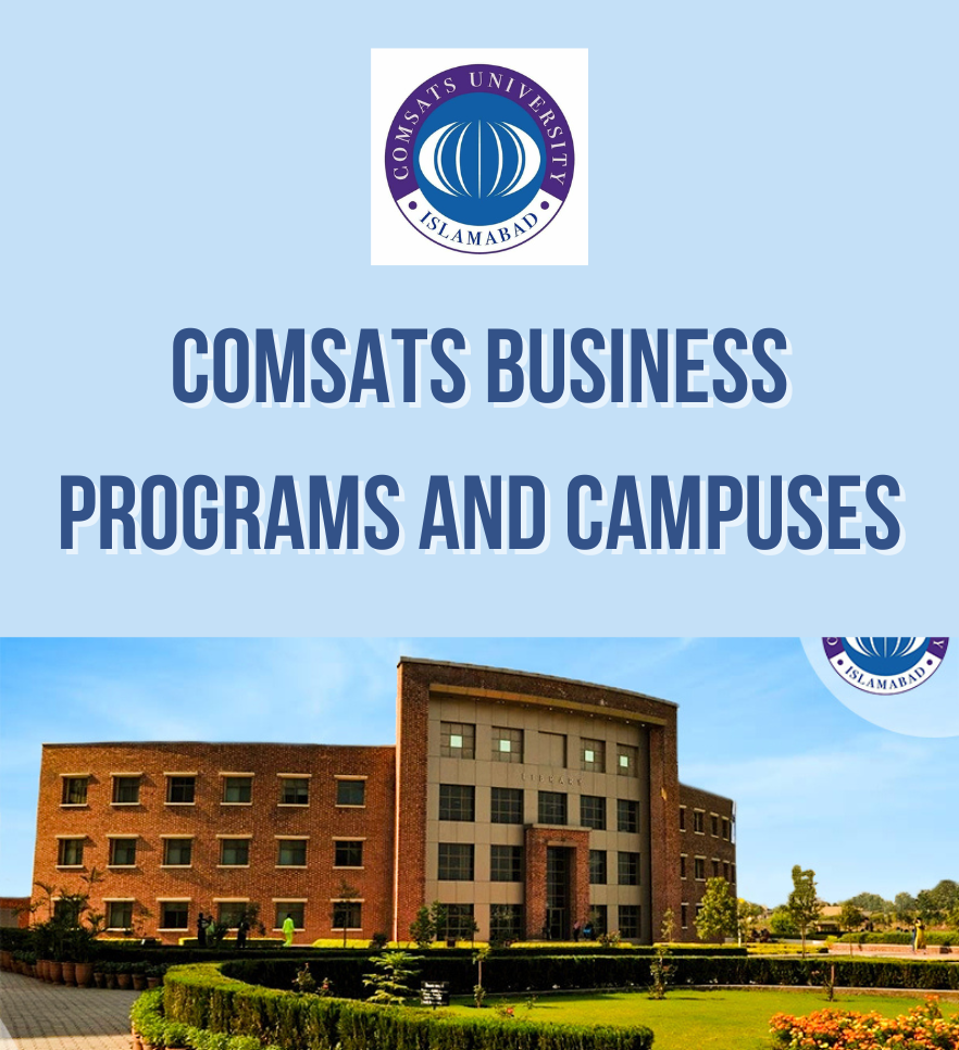 COMSATS Business Programs 2025 – BBA, Accounting & Finance, and Campuses