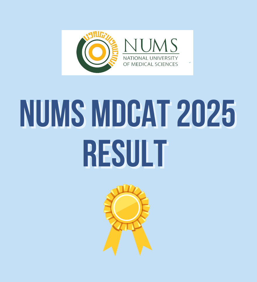 NUMS MDCAT Result 2025 Announced!