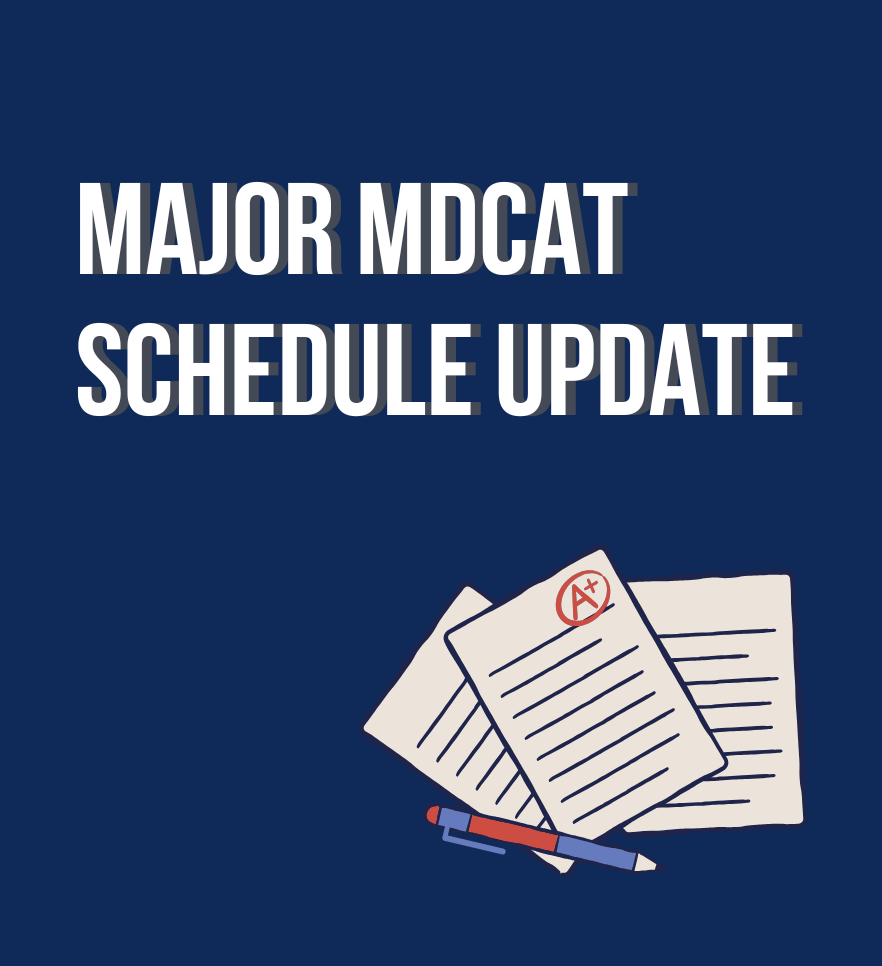 MDCAT In A Week After Inter Exam? Major MDCAT Schedule Update