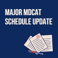 MDCAT In A Week After Inter Exam? Major MDCAT Schedule Update