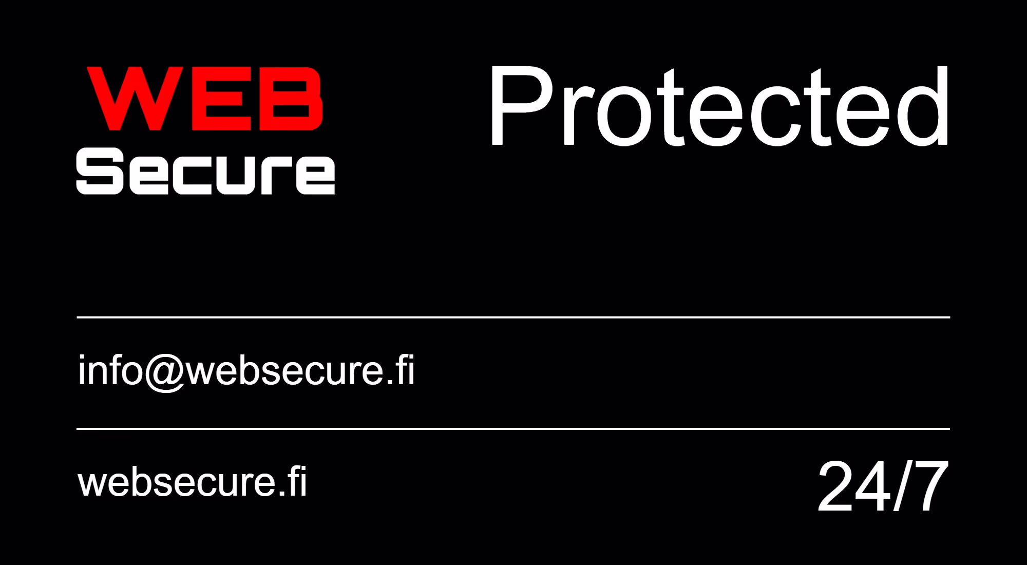 WebSecure card