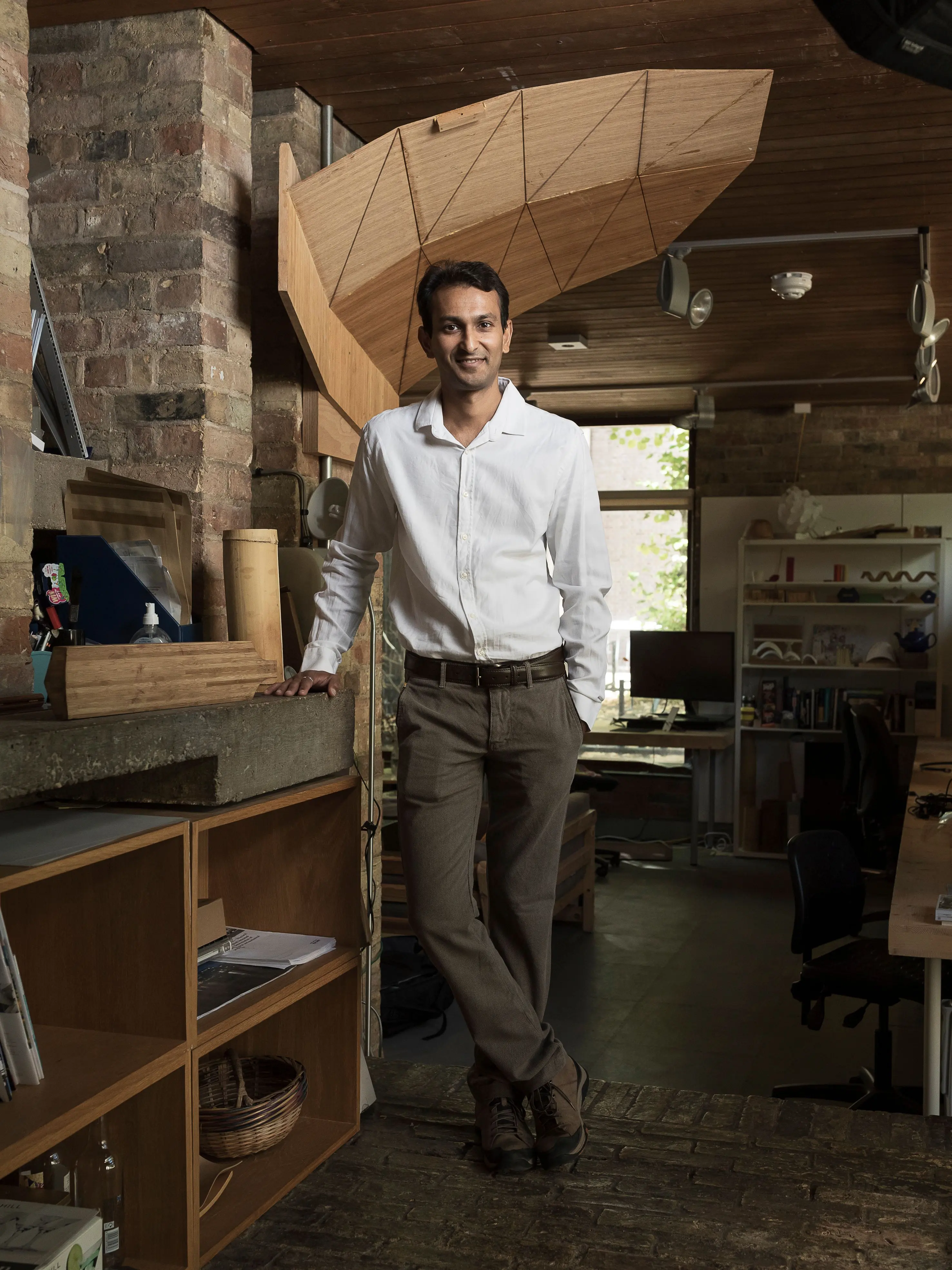 Dr Darshil Shah in his lab
