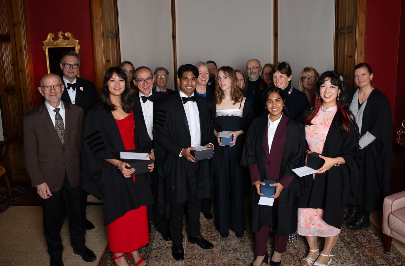 Winners with the Master, Heather Hancock, and Fellows