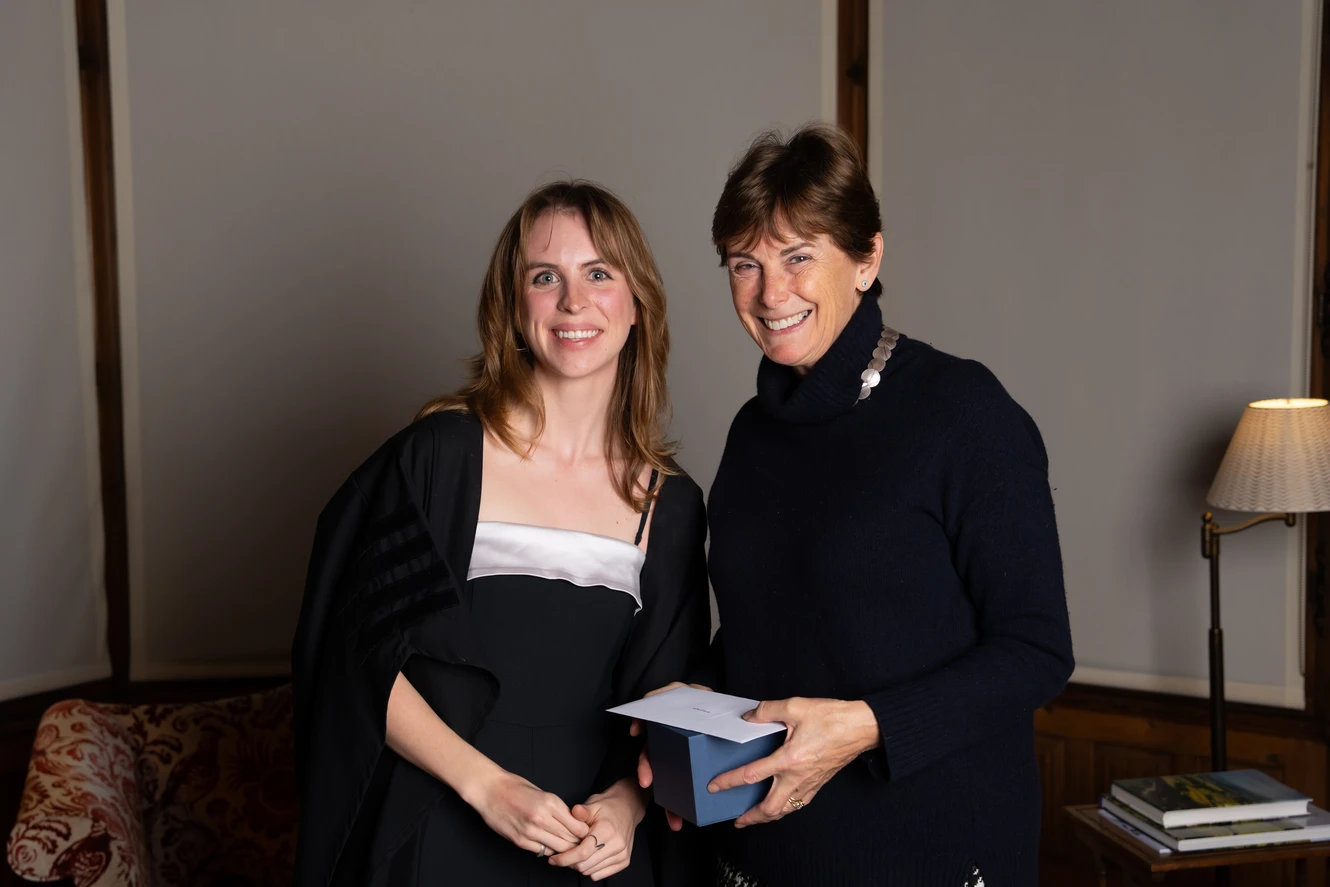 Julia with Heather Hancock, the Master