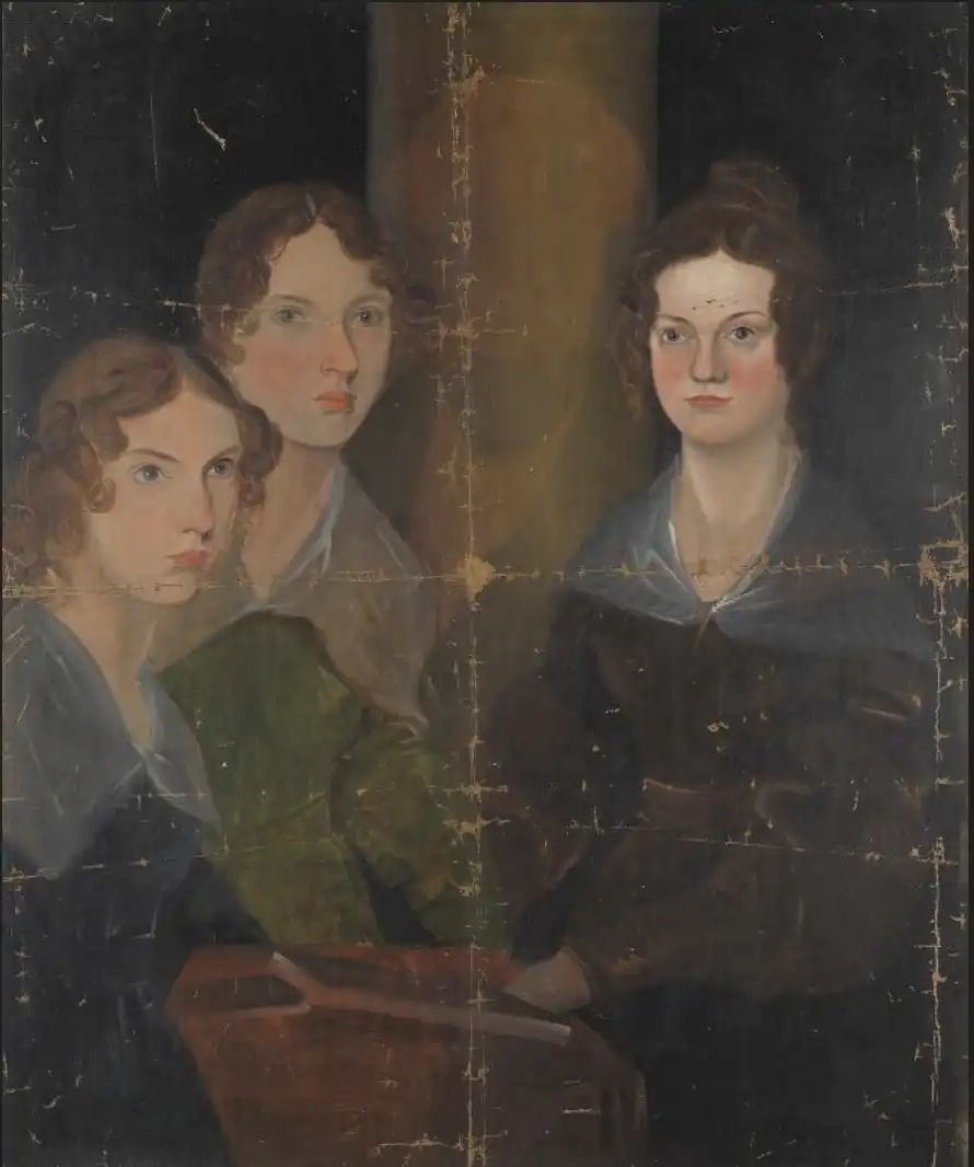 A portrait of the Brontë sisters by Patrick Branwell Brontë copyright The National Portrait Gallery, London
