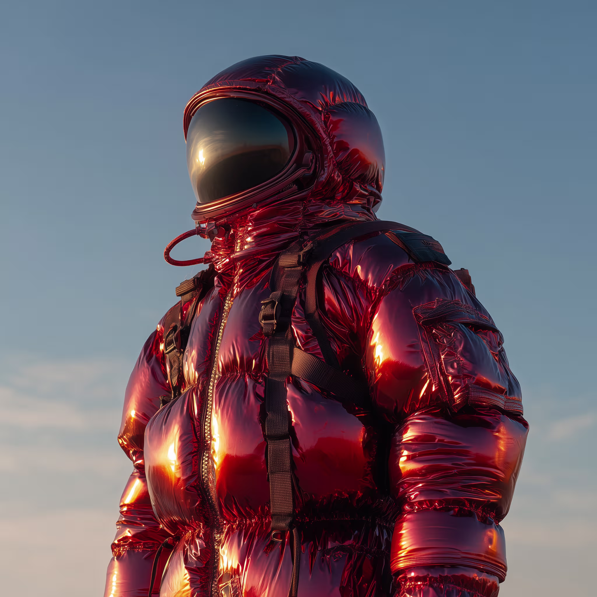 AI-generated astronaut in space by Veo 3.0