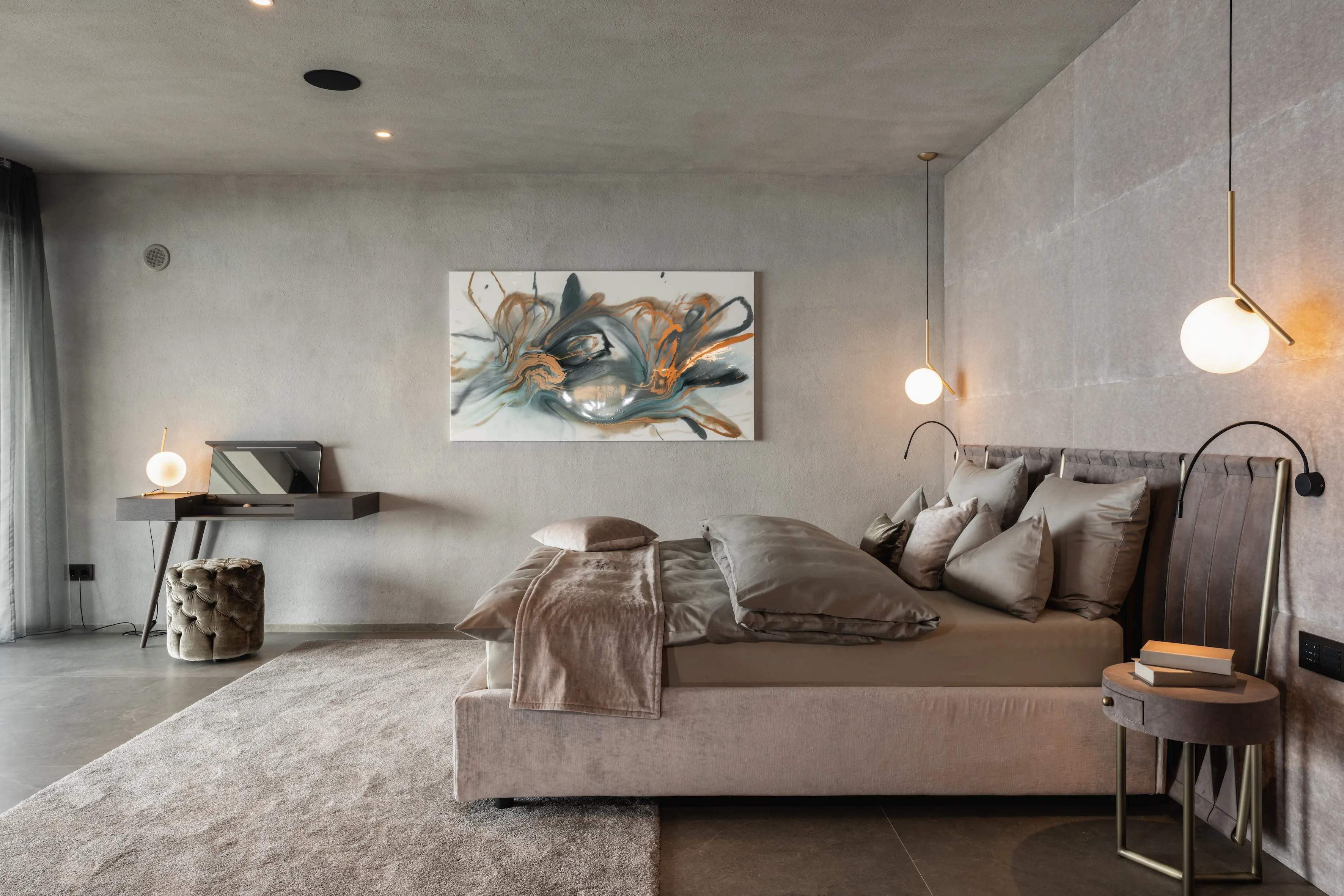 Steurer Master Suite in Torri del Benaco mit Lichtkonzept