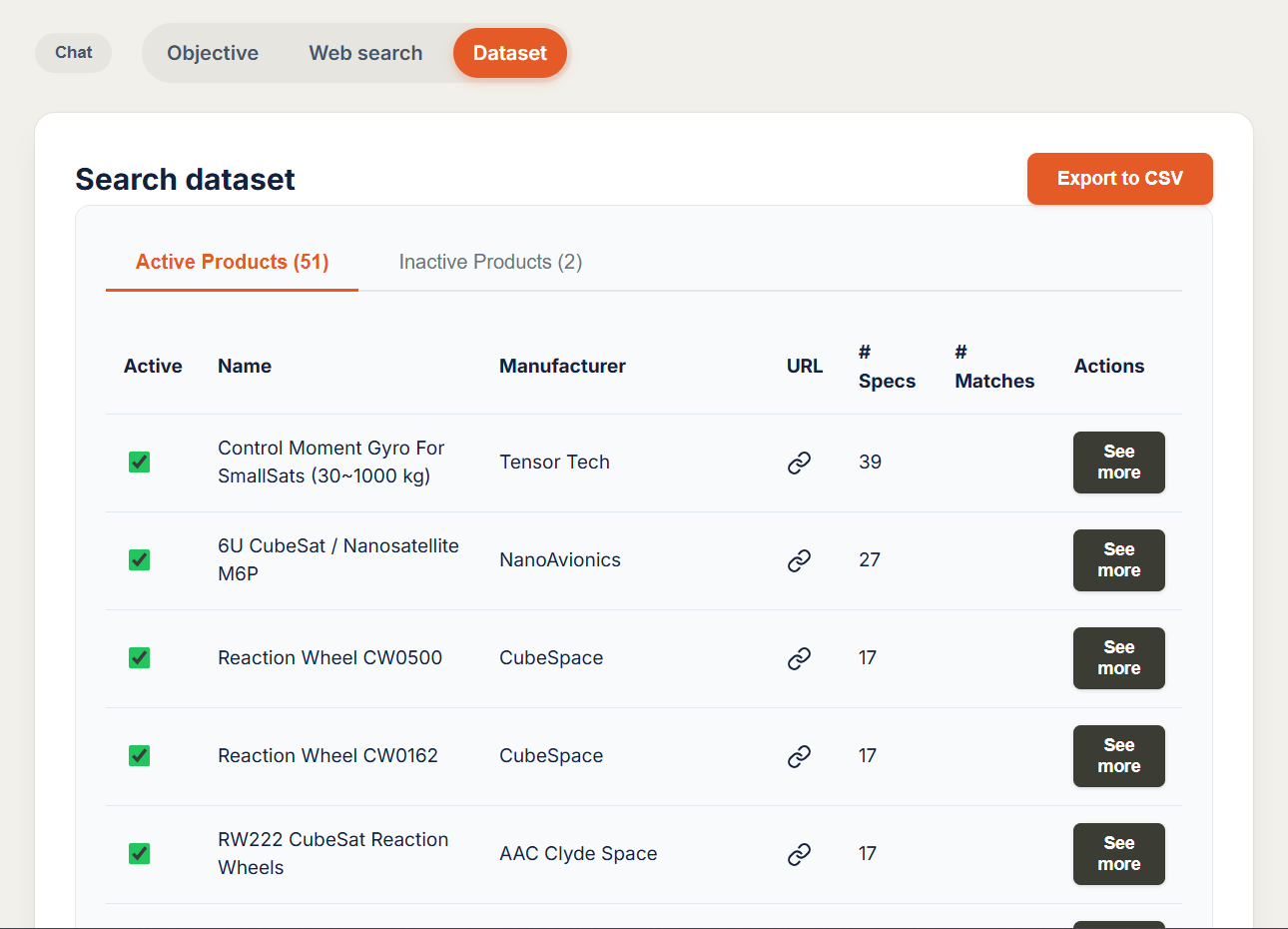 Screenshot of Procureezy app