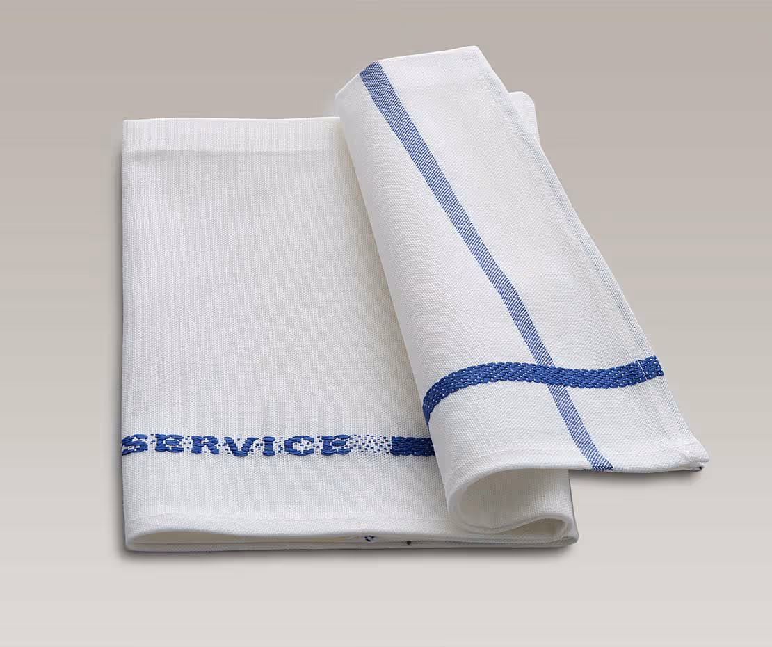 Serviette de service 50x70 bleu