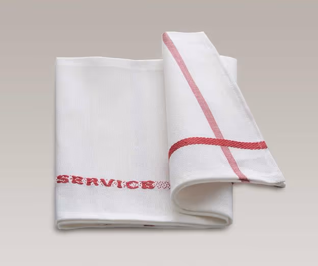 Serviette de service 50x70 rouge