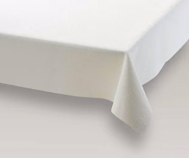 Molleton de table 140x140 blanc