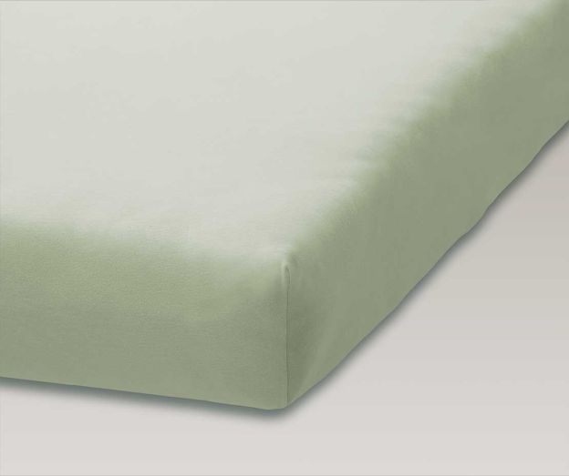 Doppeljersey Fixleintuch 140x205 mint 614