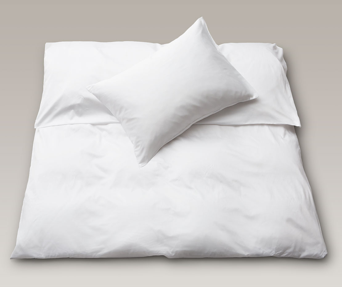 Duvetbezug 160x210 weiss